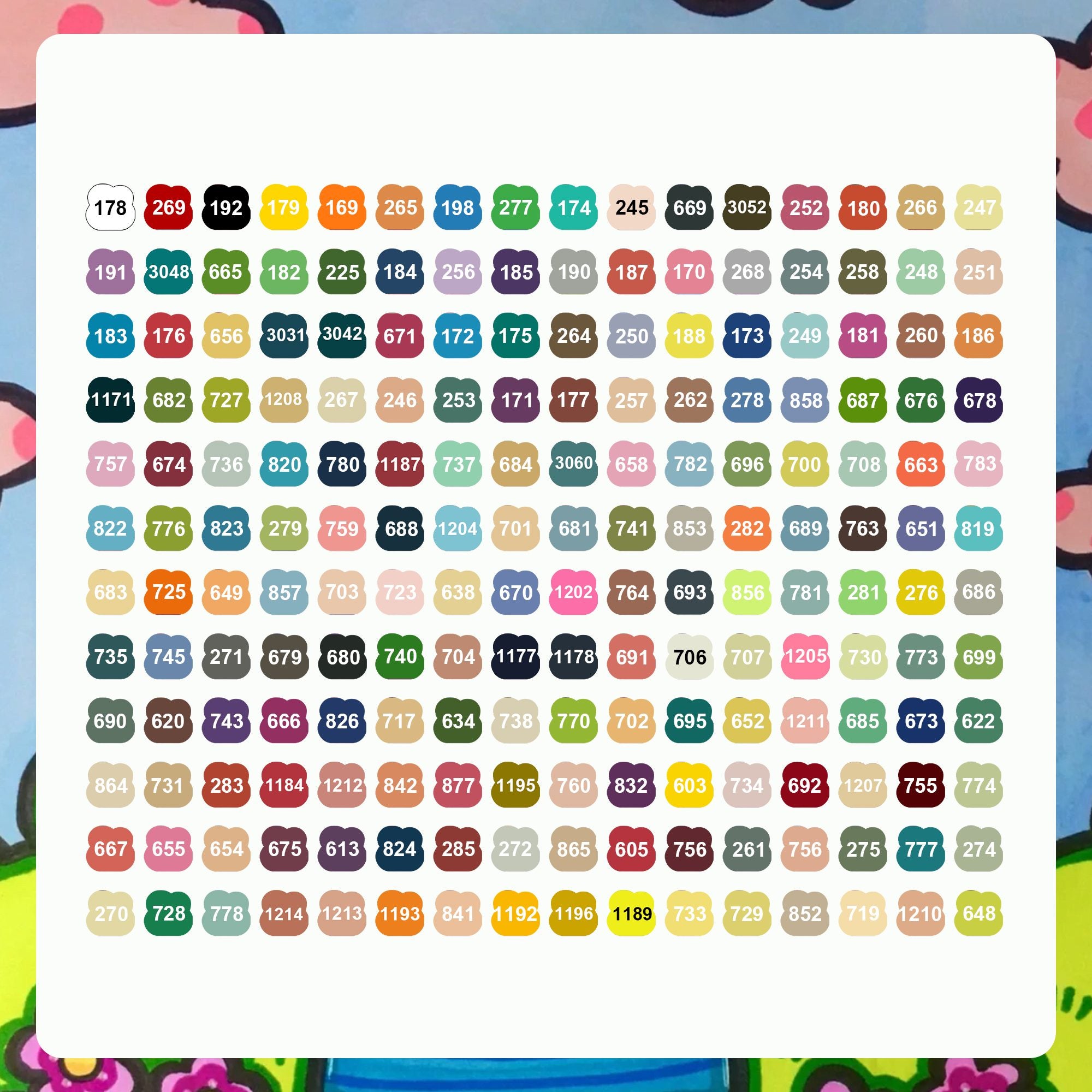 NuSoulra SoulPro 192 Colors Direct-Ink Acrylic Paint Markers