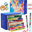 NuSoulra SoulPro 320 Colors Direct-Ink Acrylic Paint Markers