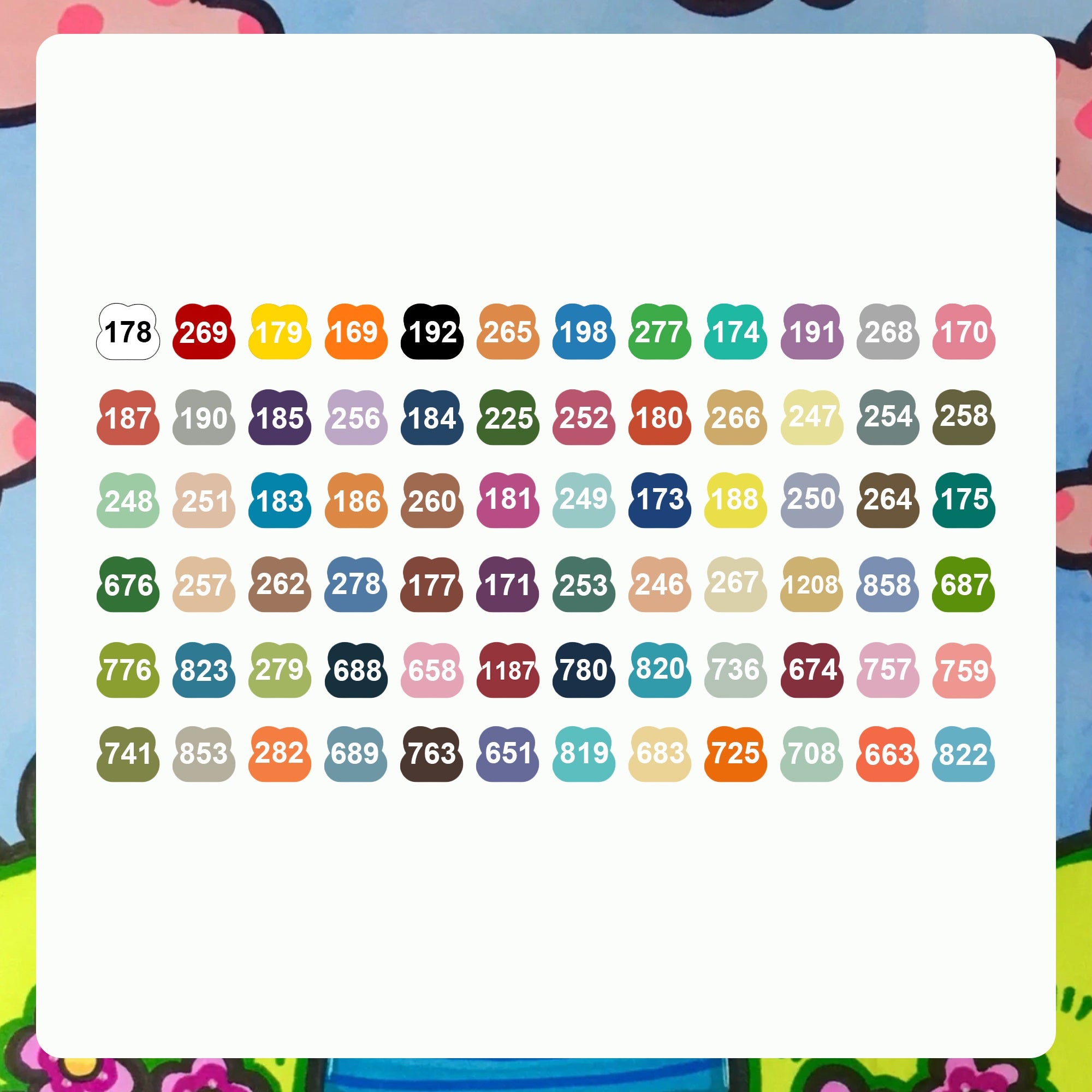 NuSoulra SoulPro 72 Colors Direct-Ink Acrylic Paint Markers