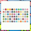 NuSoulra SoulPro 72 Colors Direct-Ink Acrylic Paint Markers