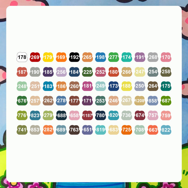 NuSoulra SoulPro 72 Colors Direct-Ink Acrylic Paint Markers